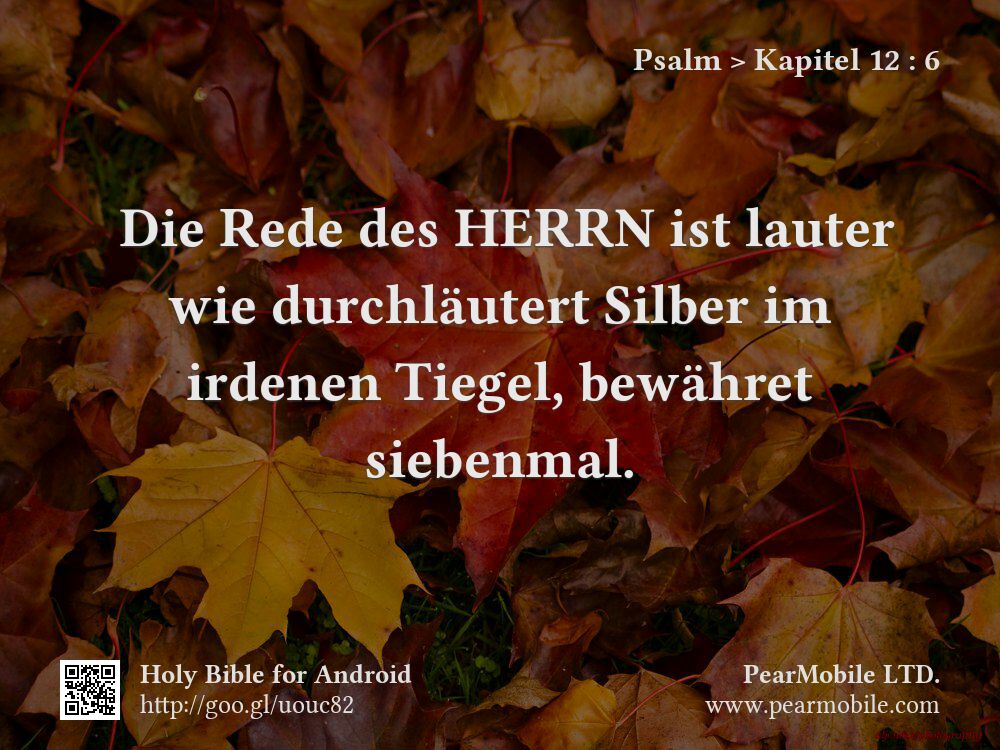 Psalm, Kapitel 12:6